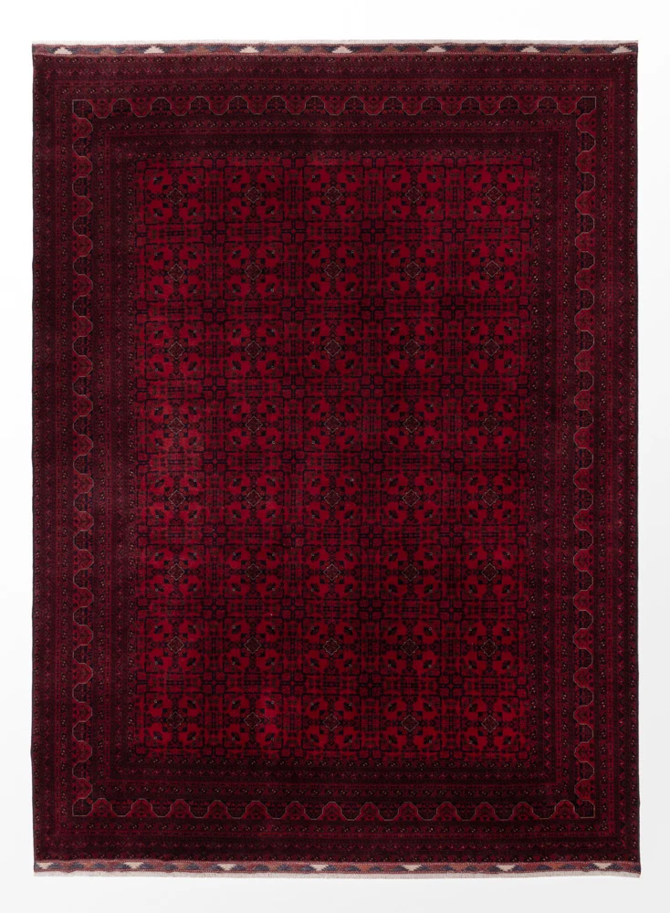 Afghan Teppich 254x350cm - Orientteppich - rot
