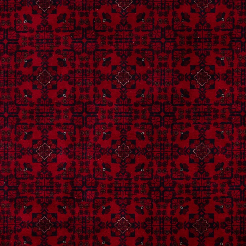 Afghan Teppich 254x350cm - Orientteppich - rot