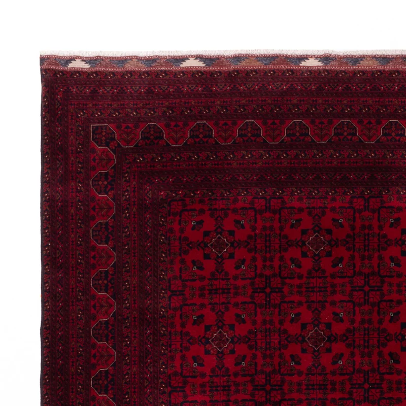 Afghan Teppich 254x350cm - Orientteppich - rot