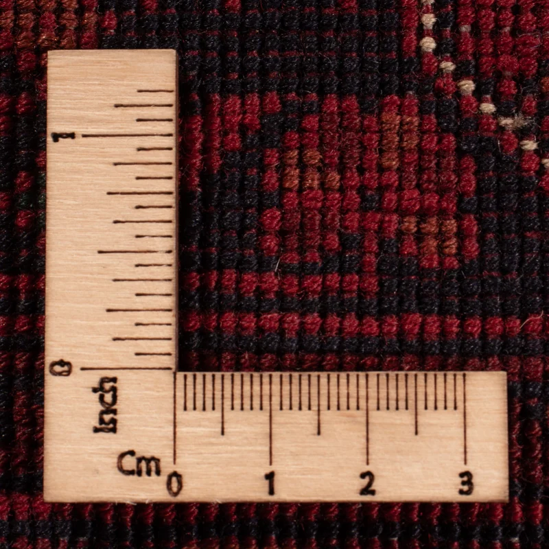 Afghan Teppich 254x350cm - Orientteppich - rot