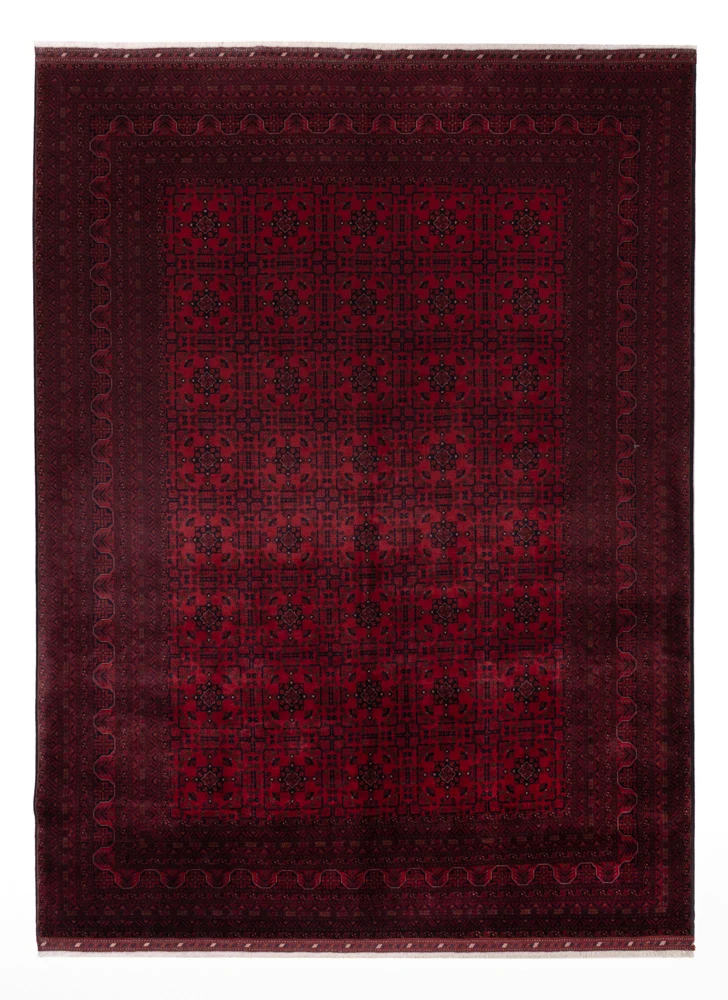 Afghan Teppich 252x345cm - Orientteppich - rot