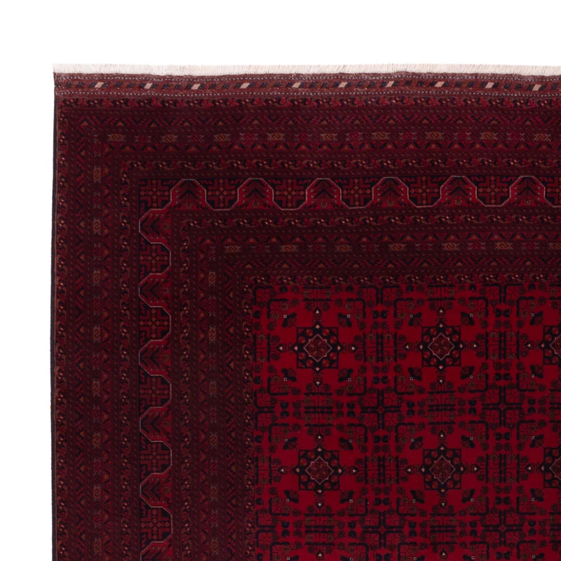 Afghan Teppich 252x345cm - Orientteppich - rot