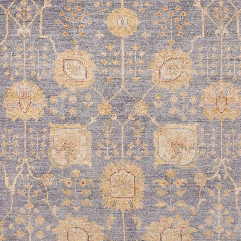 Ziegler Teppich 257x343cm - Orientteppich - hellblau
