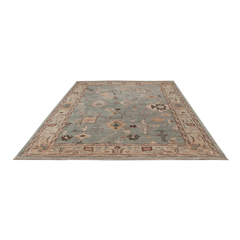 Ziegler Teppich - Usak - 200 x 296 cm - hellblau