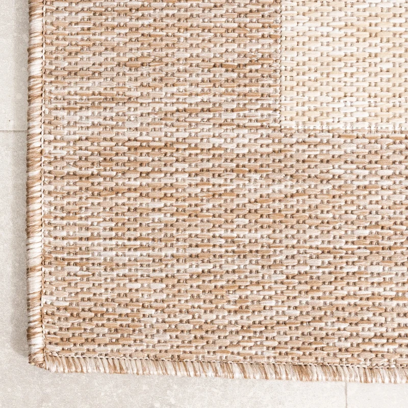 In- & Outdoor Teppich - Sierra Border Beige Creme