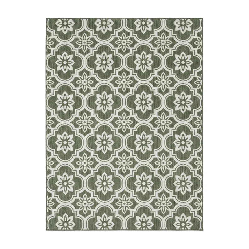 In- & Outdoor Teppich - Rio Flower Grün
