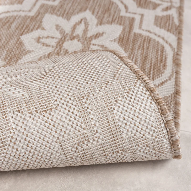 In- & Outdoor Teppich - Rio Flower Beige