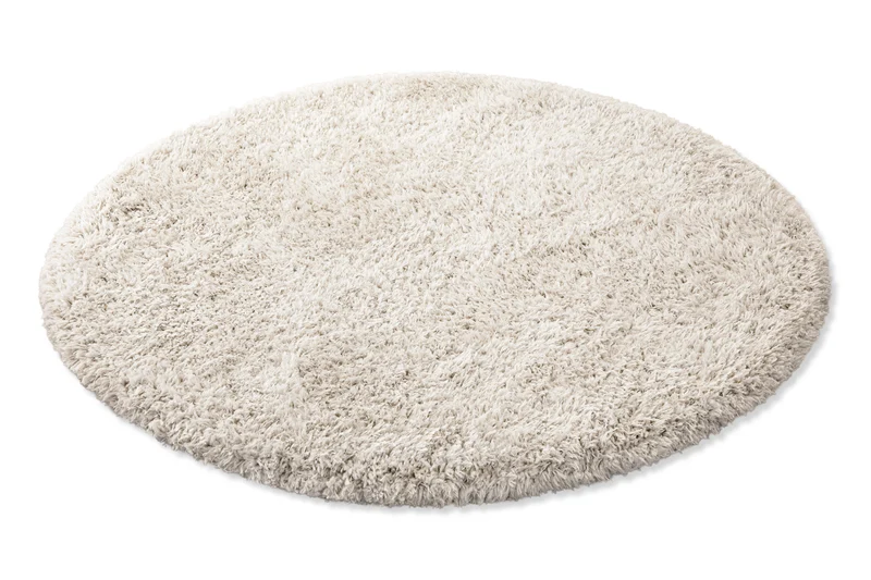 Esprit Teppich Rund Creme Beige weich soft "Yogi"