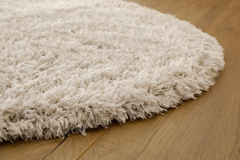 Esprit Teppich Rund Creme Beige weich soft "Yogi"