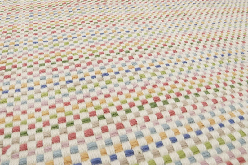 Esprit Kelim Teppich Bunt aus Wolle "Kids Durrie"