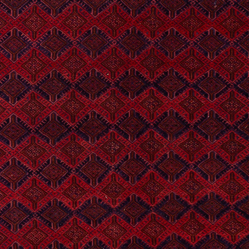 Kelim Afghan Teppich 214x275cm - rot