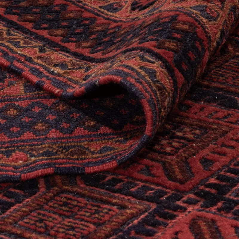 Kelim Afghan Teppich 214x275cm - rot