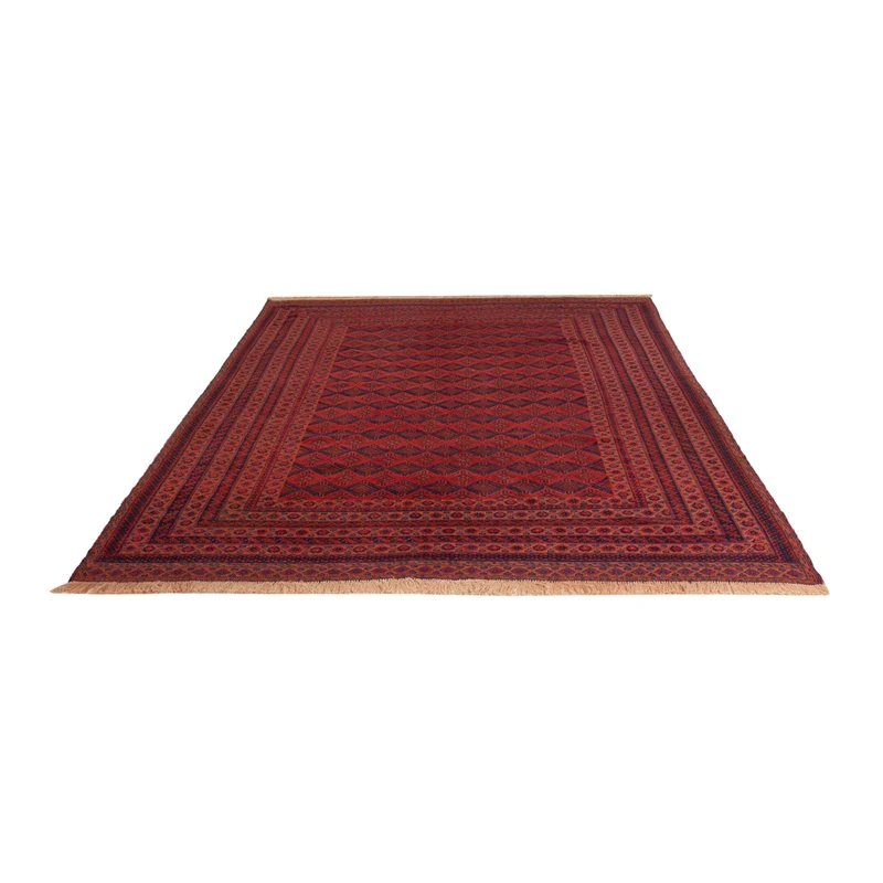 Kelim Afghan Teppich 214x275cm - rot