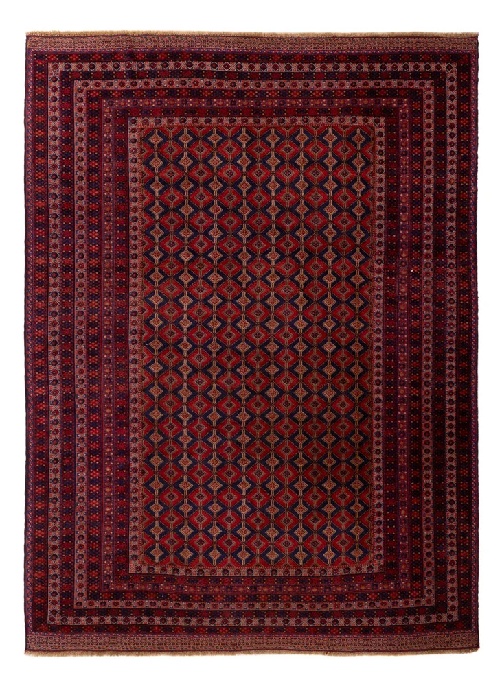 Kelim Afghan Teppich 209x279cm - rot