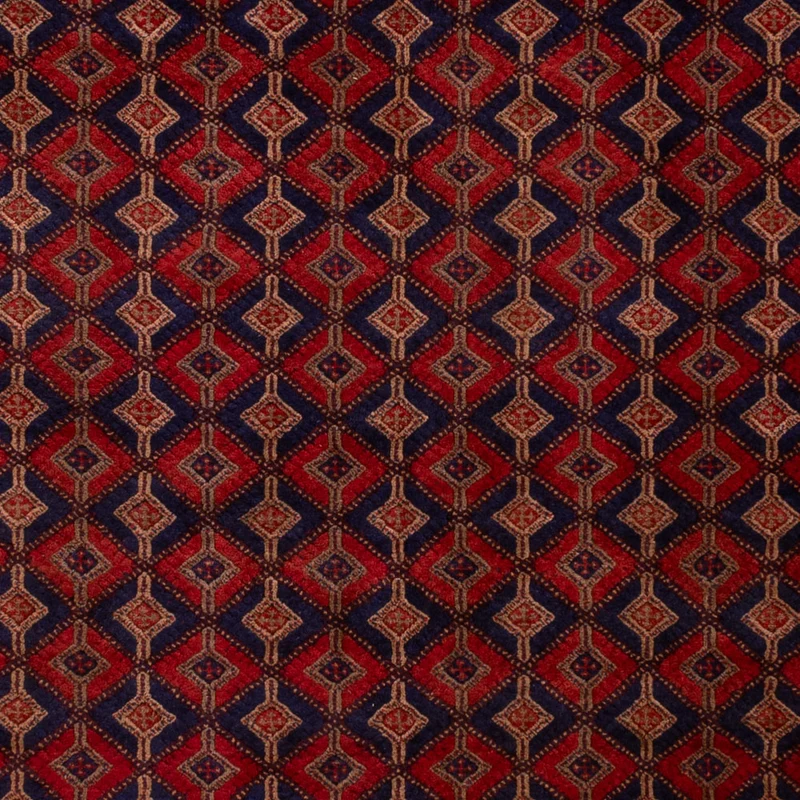 Kelim Afghan Teppich 209x279cm - rot