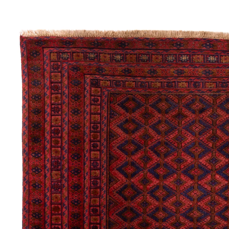 Kelim Afghan Teppich 200x292cm - rot