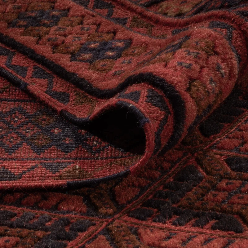 Kelim Afghan Teppich 200x292cm - rot