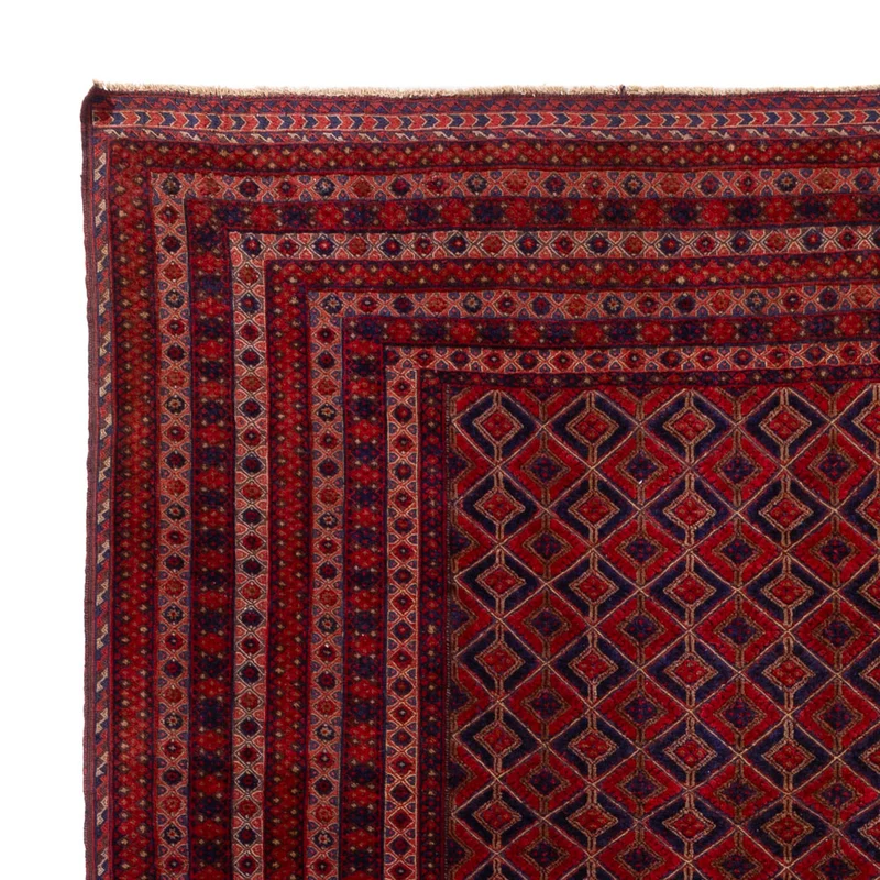 Kelim Afghan Teppich 212x267cm - rot
