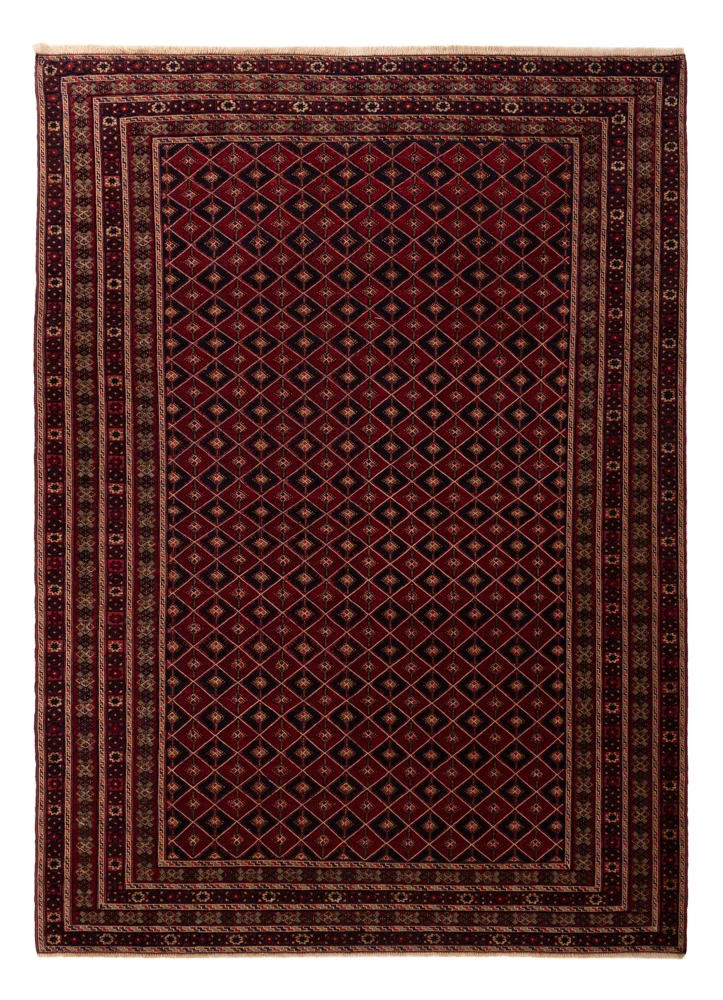 Kelim Afghan Teppich 200x285cm - rot