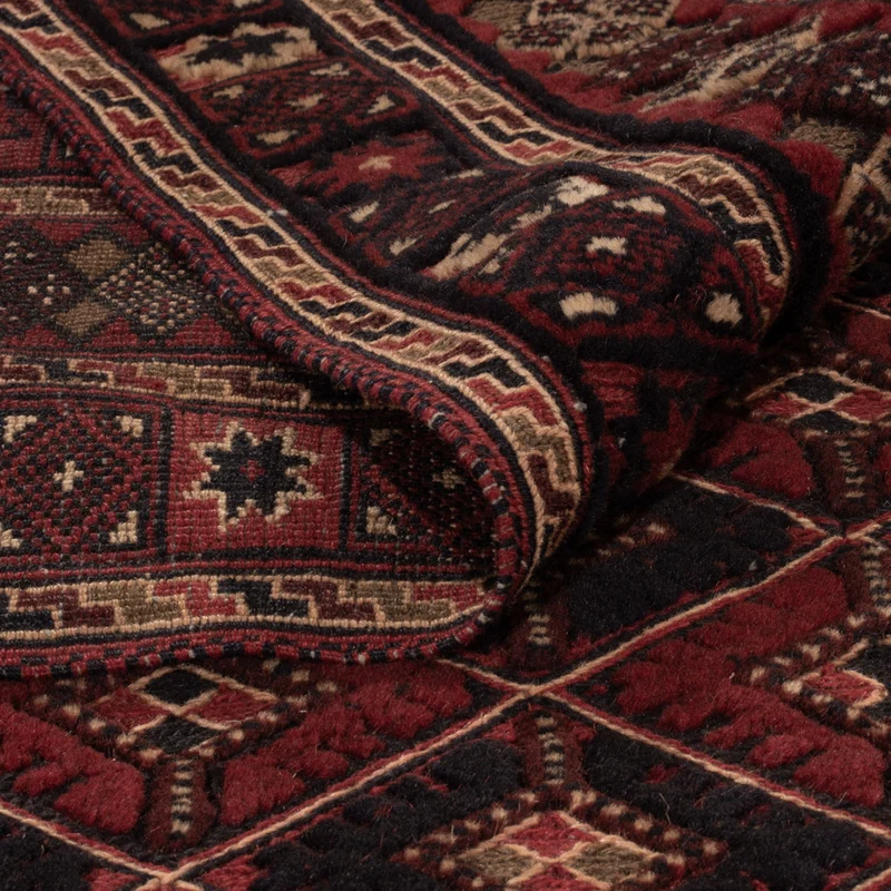 Kelim Afghan Teppich 200x285cm - rot