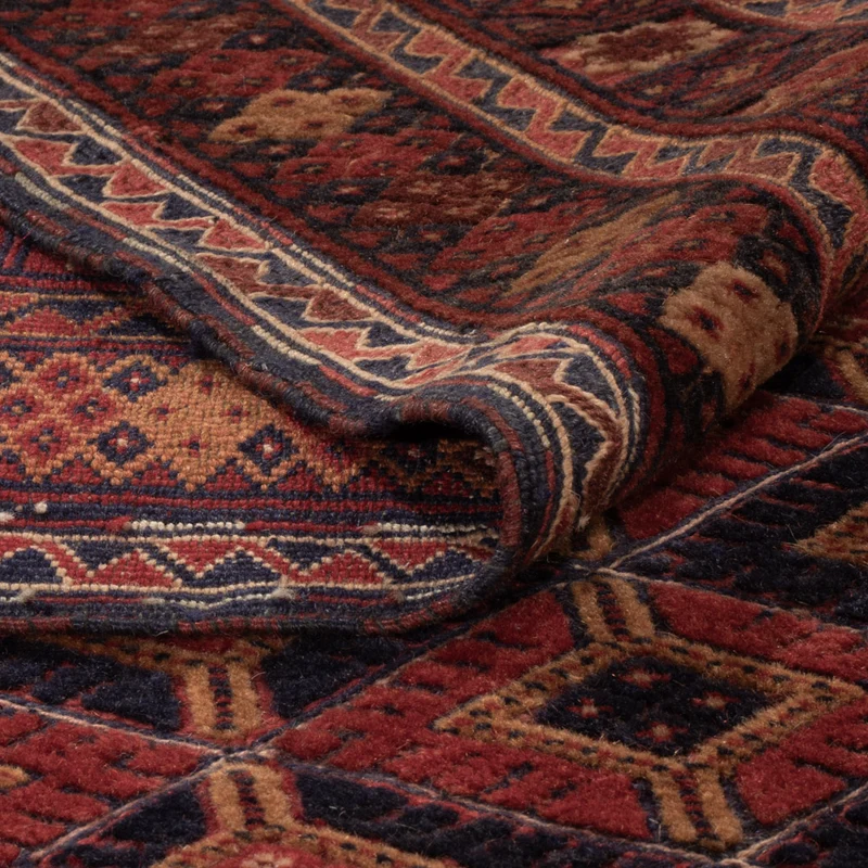 Kelim Afghan Teppich 200x278cm - rot
