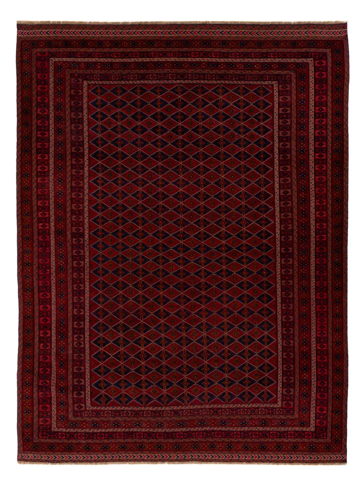 Kelim Afghan Teppich 202x277cm - rot