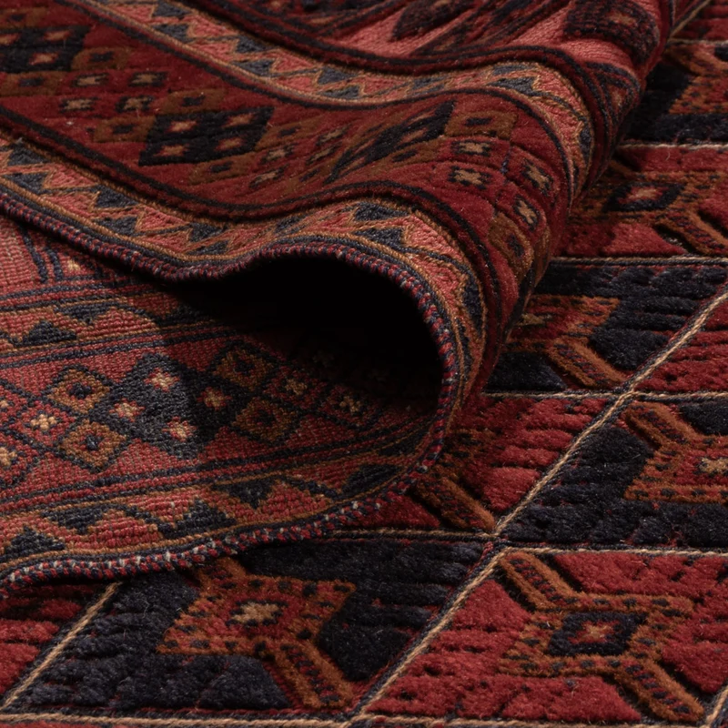 Kelim Afghan Teppich 202x277cm - rot