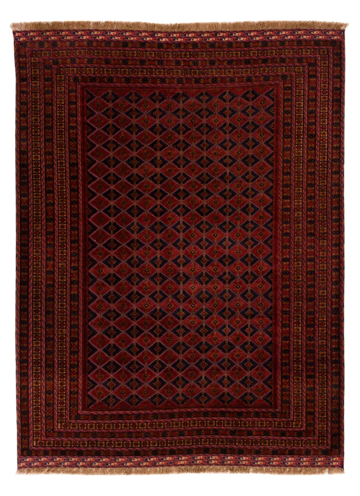 Kelim Afghan Teppich 199x276cm - rot