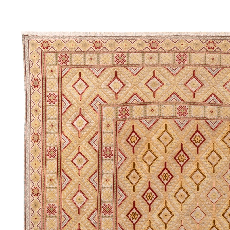Kelim Afghan Teppich 187x292cm - beige