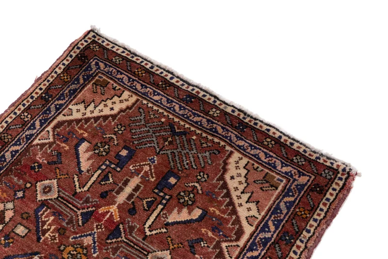 Perserteppich - Nomadic - 72 x 137 cm - rost