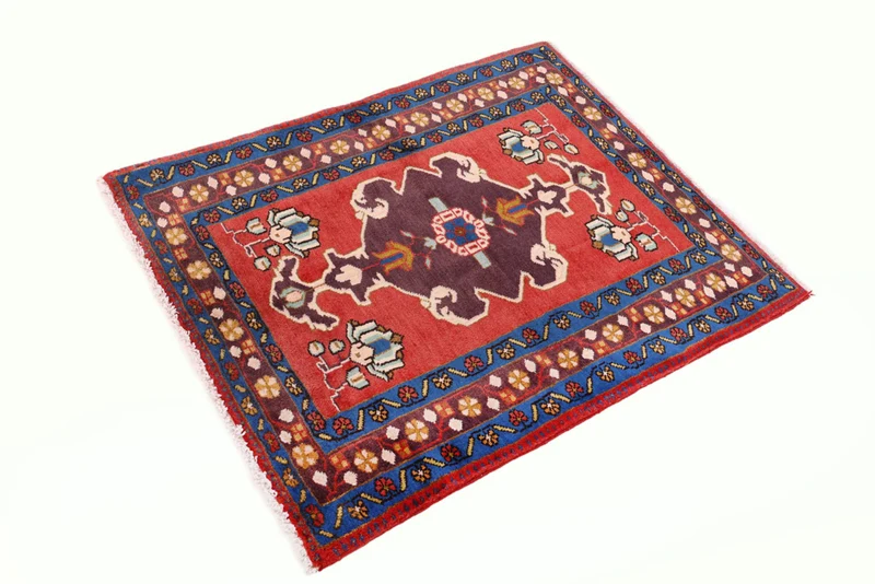 Perserteppich - Nomadic - 72 x 90 cm - mehrfarbig