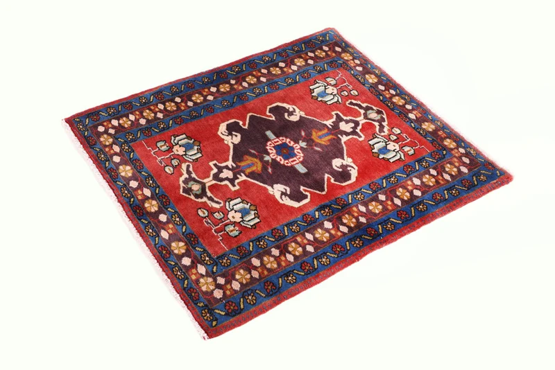 Perserteppich - Nomadic - 72 x 90 cm - mehrfarbig