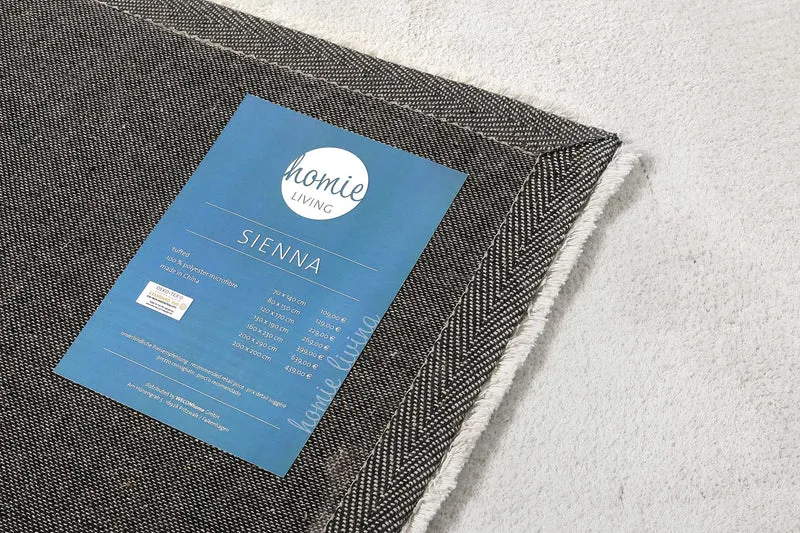 Teppich Creme Weiß Hochflor "Sienna" Homie Living