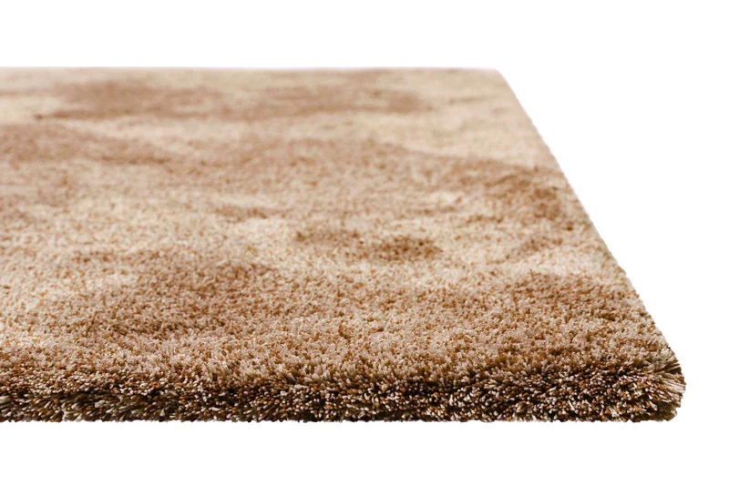 Teppich Sand Braun Hochflor "Sienna" Homie Living