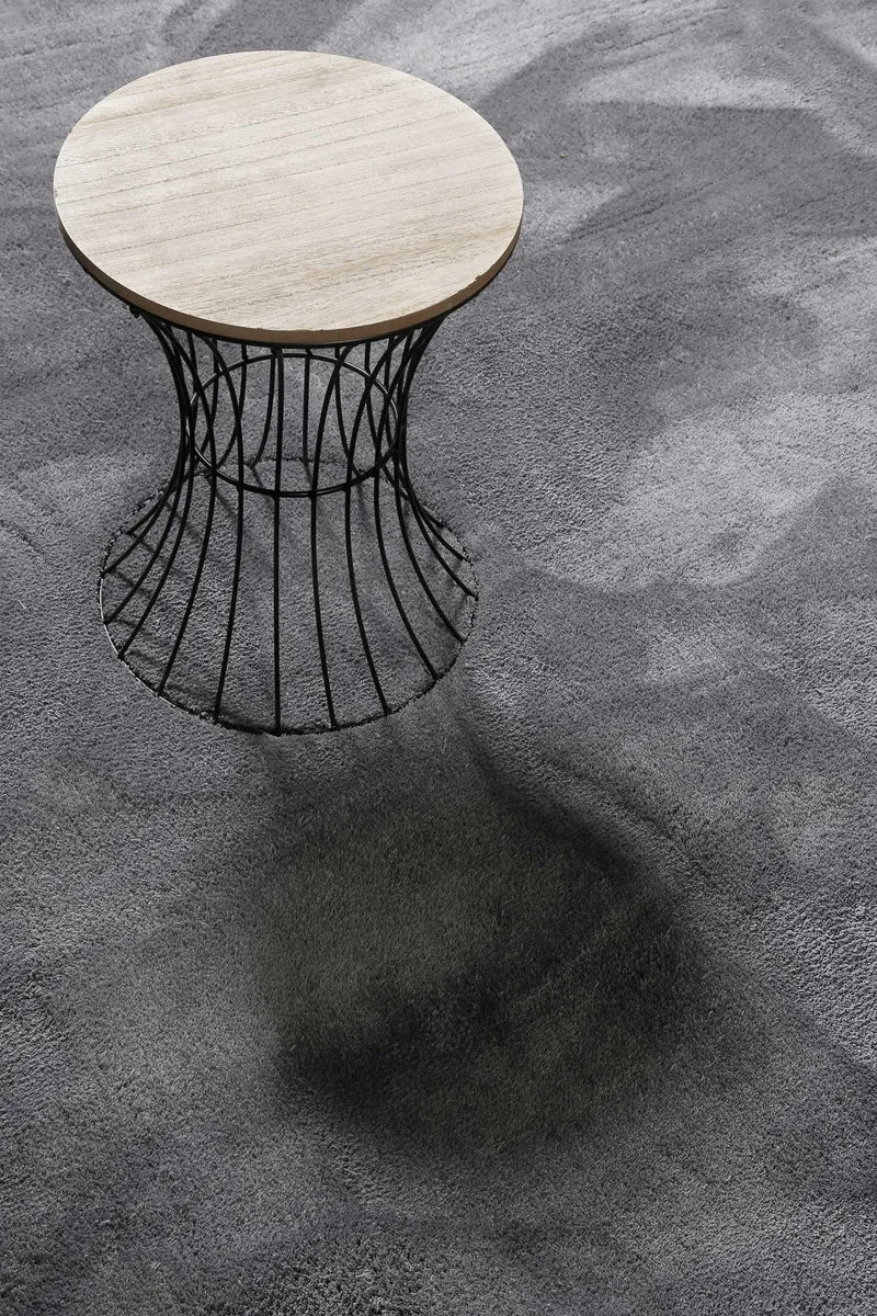 Teppich Dunkelgrau Hochflor "Sienna" Homie Living