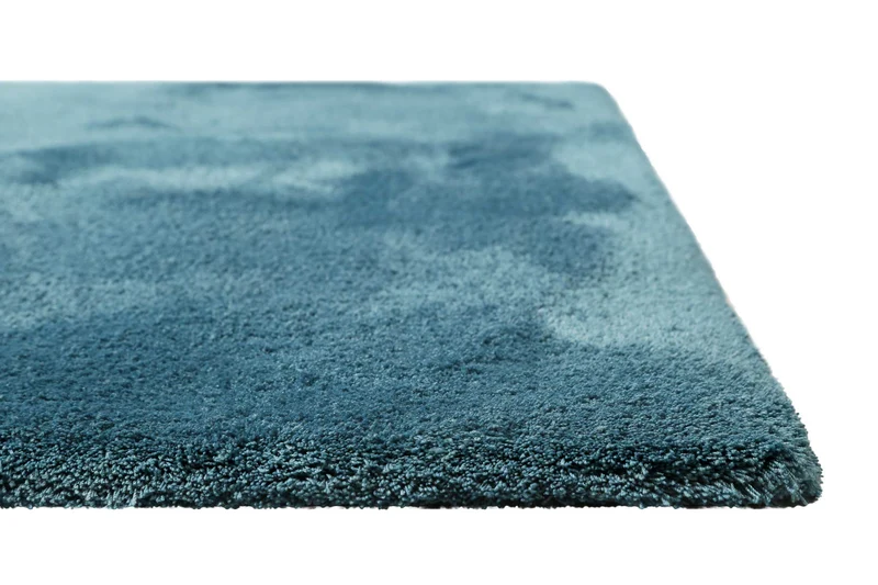 Teppich Petrol Türkis Hochflor "Sienna" Homie Living