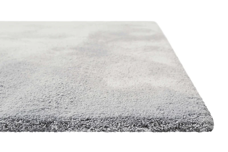 Teppich Hellgrau Blau Hochflor "Sienna" Homie Living
