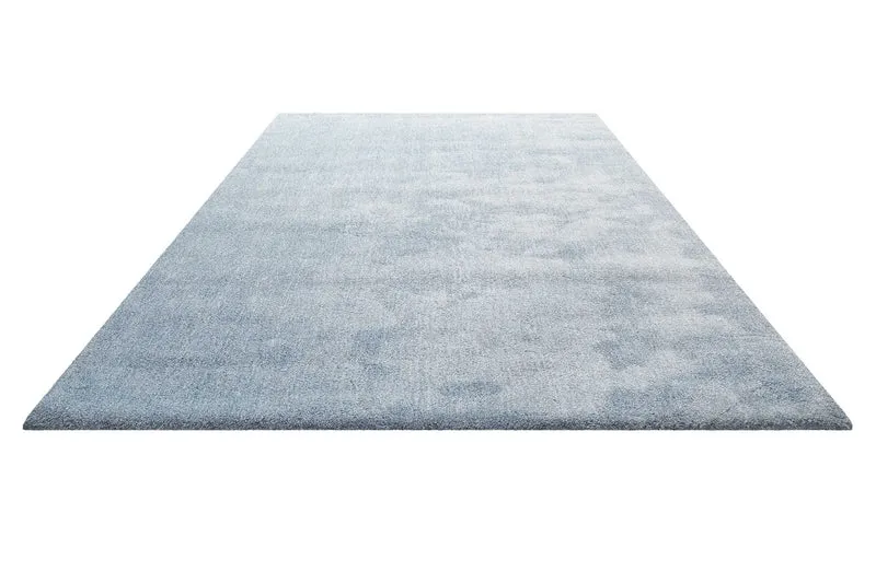 Teppich Hellblau meliert Hochflor "Sienna" Homie Living