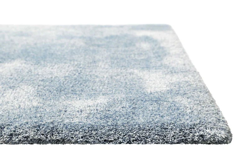 Teppich Hellblau meliert Hochflor "Sienna" Homie Living