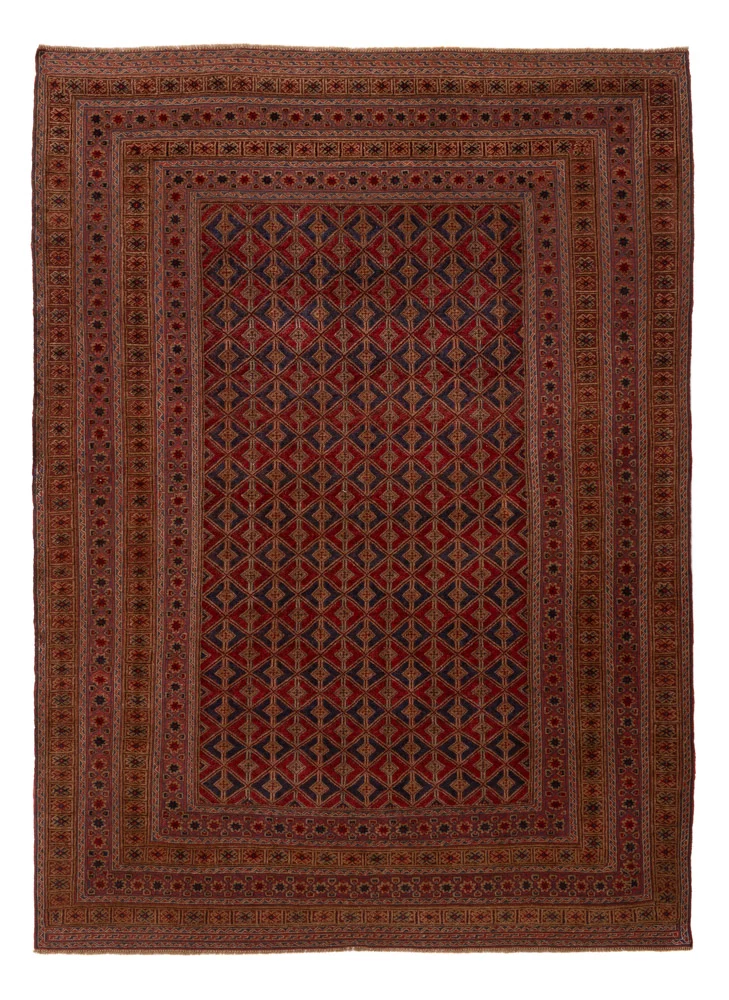 Kelim Afghan Teppich 202x272cm - rot