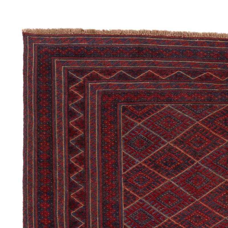 Kelim Afghan Teppich 195x279cm - rot