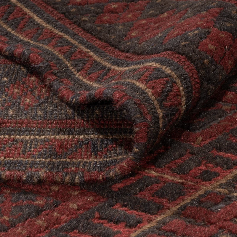 Kelim Afghan Teppich 195x279cm - rot