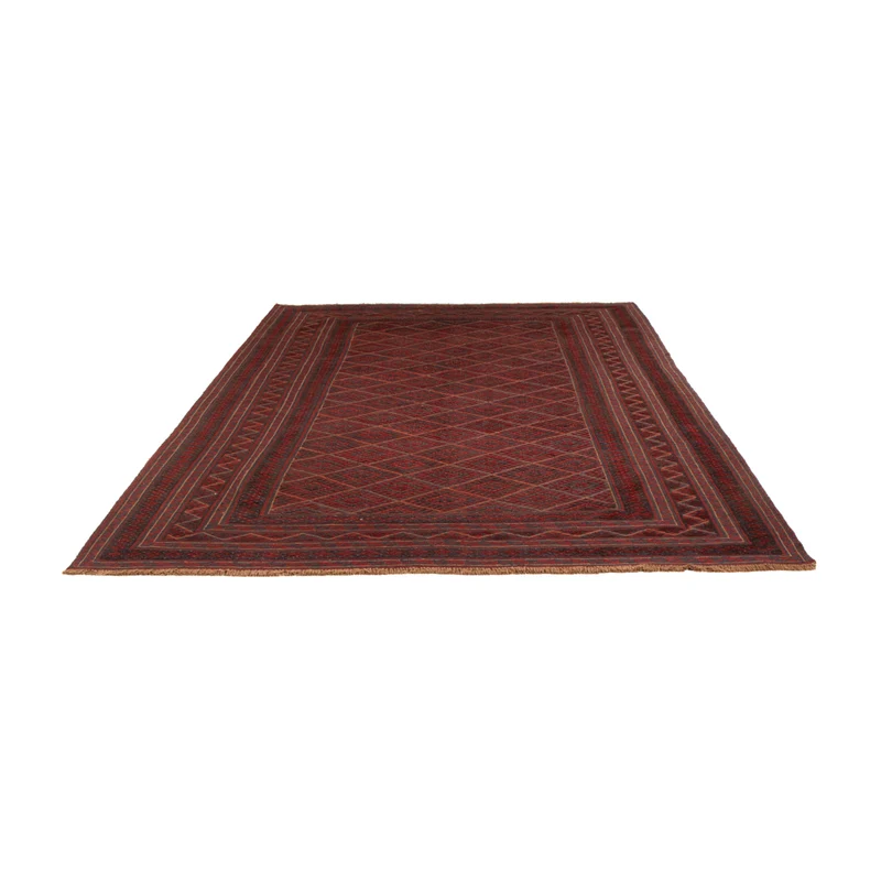 Kelim Afghan Teppich 195x279cm - rot