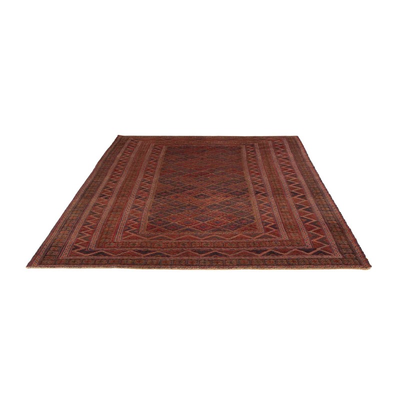 Kelim Afghan Teppich 202x271cm - rot