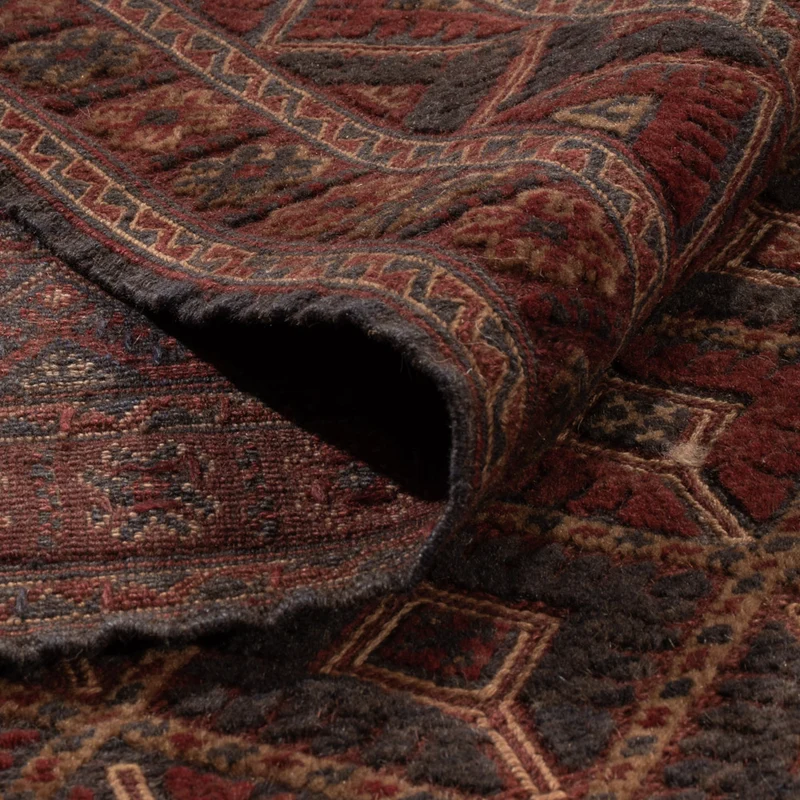 Kelim Afghan Teppich 199x274cm - rot