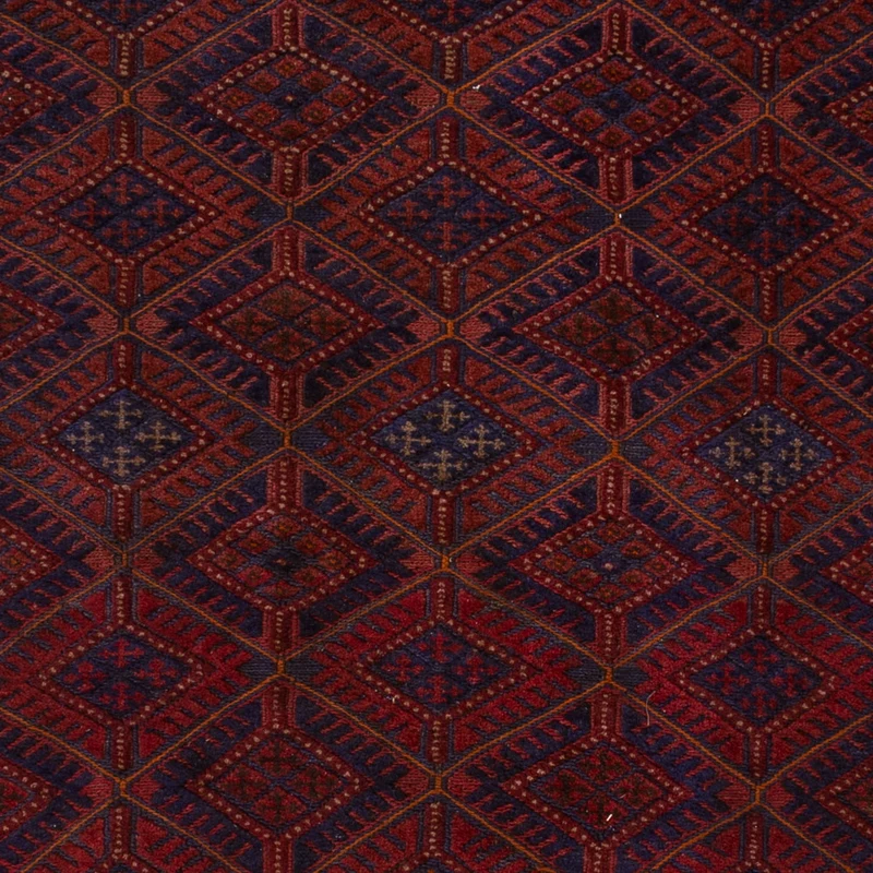 Kelim Afghan Teppich 203x270cm - rot