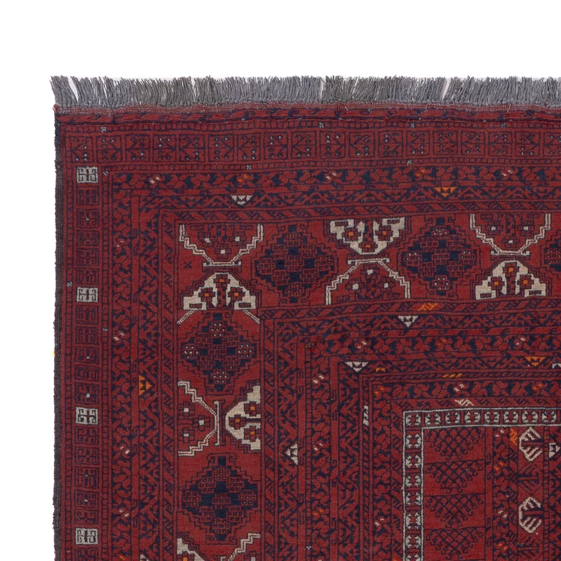 Afghan Teppich 154x252cm - Orientteppich - rot