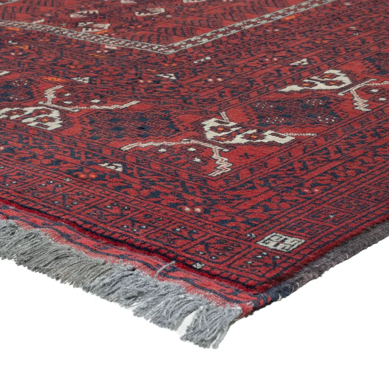 Afghan Teppich 154x252cm - Orientteppich - rot