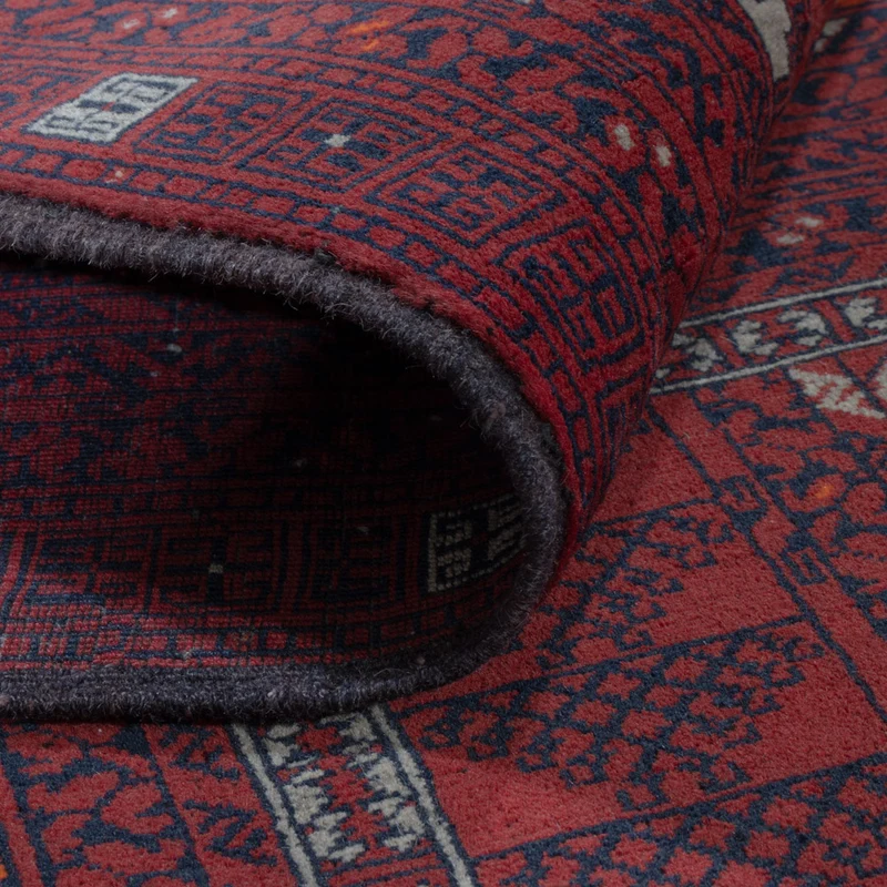 Afghan Teppich 154x252cm - Orientteppich - rot