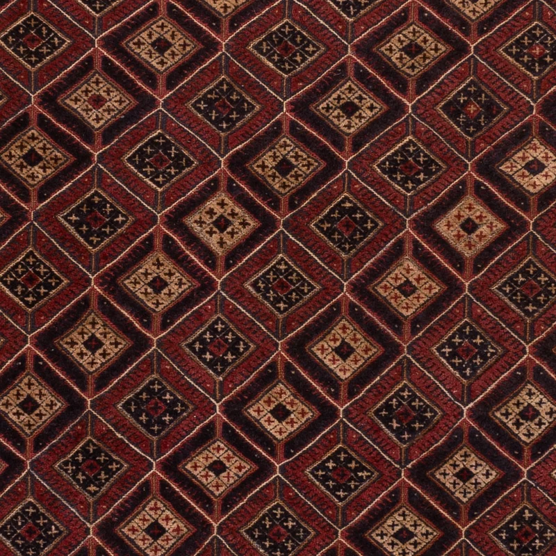 Kelim Afghan Teppich 198x270cm - rot